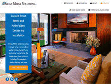 Tablet Screenshot of omegamediasolutions.com